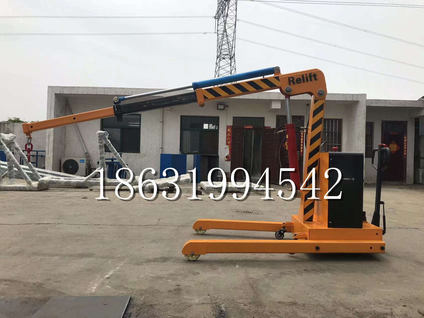 龙潭区久征定做3吨三轮随车吊 农用园林绿化移树吊 平板工程用小吊机